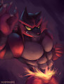 Incineroar by Nurinaki