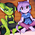 Commission - Pajama Partey by goshaag
