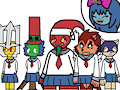 The male Doom Raiders in Sailor Fuku