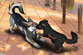 the playing Dogs by SAOxStreety