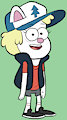 dressed like dipper by MortimerTodd
