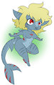 chibi shark commission by MortimerTodd