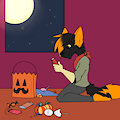 Candy Time [TheWolfInBlue Commission] by Saberleo