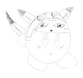 Sackchu kirby~ :3 by TheSackiePikachu