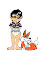 Yo y mi amigo el zorrito!!