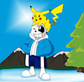 Sans y Pikachu