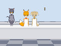 Tom and Jerry like milk baths!