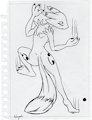renamon playing panther