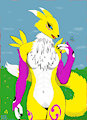 Renamon in late summer by RenamonBeauty