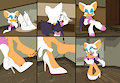 Rouge's Feather High Heels by PawsNFurs by LouisEugenioJR1990