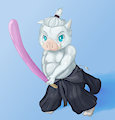 Strawberry Pocky Piggy Samurai!