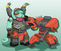 Ofurwatch - Mint as Torbjorn