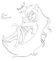 lulu and the grumpy kitty