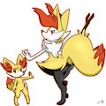 .: Fennekin to Braixen :.