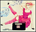 1980's Music Girl