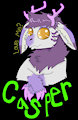 Sad Casper Badge by 2manystripes