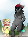 A Zoroark and her lil' puppy~