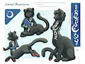 Refsheet for Chakat Tribalmoon Child Of Midsun and Grill