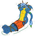 Calder the Dragon: Restrained