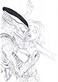 Jade Chan - xenomorph kiss by Derracias35