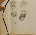 (WIP) College Figure Drawing Class - Noses and Lips