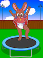Amy on the Trampoline