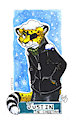 MFF badge: Justin the cheetah