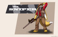 Theo the MANLY SNIPER [COMMISSION by Kazecat] by BunnyFoxTheo