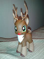 MLP custom Rudolf the reindeer