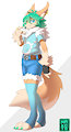 My Fursona Makoto by oloxbangxolo