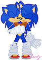 Aww Sonic, You're Quite Cuddly by HeartinaRosebud