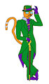 Nic Dressed as the Riddler