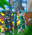 Patreon Raffle #6 Standing Guard by Bluebean