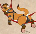 Axle Furret On His Hammock By Moody Ferret by AxleFurret