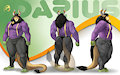 Darius character sheet -- Clothed