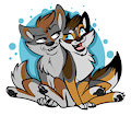 Wolfy Snuggles by Nurami