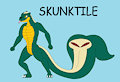 mine fursona THE SKUNKTILE by bugboy10000