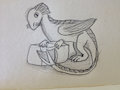Water varient pseudo dragon by PocketDragon