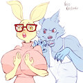 bunny and wolf