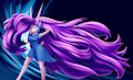 Long hair with some Lilac.