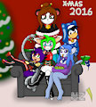 Xmas 2016 Zaki and four lovely girls.