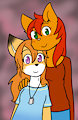 Fox and a cat