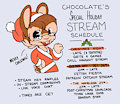 Special Holiday Stream Schedule!