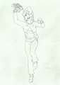 Soda Girl Christmas Commission