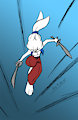 Bunny Sword Drop Sketch