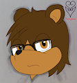 Mobian lhexbear head by TheVgBear