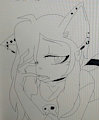Lillith the bunnycat(General outline and piercings) by Thed3vil