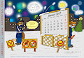 Fox Calendar 2017 - January by Micke