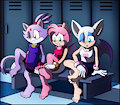 Sonic Girls' Itchy Feet by zeiramzero by LouisEugenioJR1990