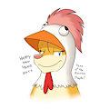 Happy Rooster Year ! by kiyochii